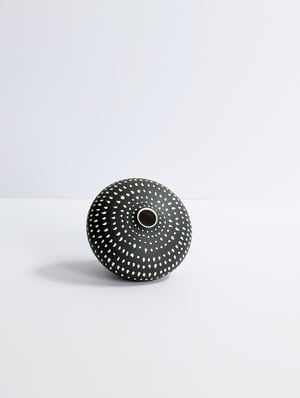 Image of Mini Black & White Sgraffito Vessel