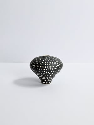 Image of Mini Black & White Sgraffito Vessel
