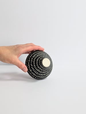 Image of Mini Black & White Sgraffito Vessel