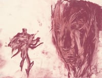 Image 2 of A Quiet Unshedding - Charcoal on Paper 