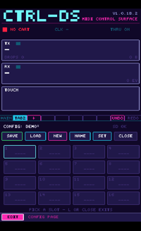 Image 6 of CTRL-DS - MIDI Control Surface for NDS - Downloadable ROM (1.0.1B) - (08/05/2026)