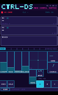 Image 2 of CTRL-DS - MIDI Control Surface for NDS - Downloadable ROM (1.0.2B) - (08/13/2026)