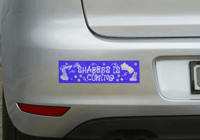 Image 1 of Hang On Shabbes is Coming Bumper Sticker
