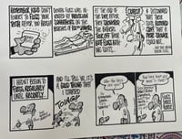 2-for-1 Knight Life - Original Art- "Dental Floss #1" & "Dental Floss #2"
