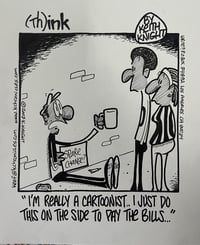 (th)ink- Original Art- "Side Hustle"