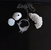 Image 2 of Whale Song Silver Necklace