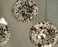 Image 2 of Chunky Plate Brown Ink Splatter