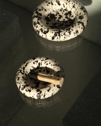 Image 4 of Chunky Plate Brown Ink Splatter