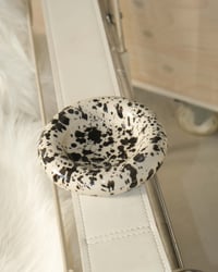 Image 5 of Chunky Plate Brown Ink Splatter