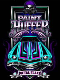 THE "MONTE" TEAL & PURPLE T-SHIRT