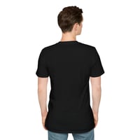 Image 3 of Dog Dad T-Shirt | Man with Two Dogs Illustration, Paw Print Design