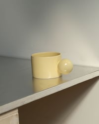 Image 3 of Sphere Mug in Butter Yellow (Imperfect)