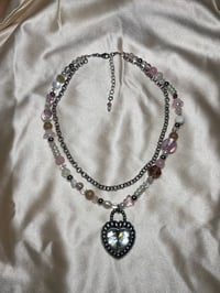 Image 5 of Crystal Heart Necklace