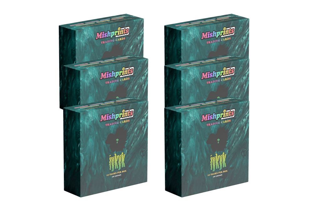 Image of [PREORDER] EARLY BIRD Mishprints Set 2 IYKYK CASE (x6 Booster Boxes)