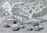 Image 1 of Garden with Frog, Bugs