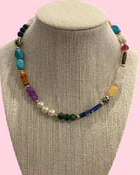 Image 3 of The Eclectic Colour Block Necklace