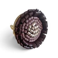 Image 1 of Bague, modèle BLOOM, Bordeaux