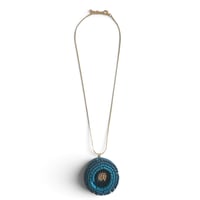 Image 1 of Collier, modèle BLOOM, Bleu