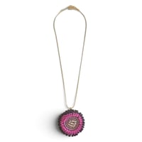 Image 1 of Collier, modèle BLOOM, Bordeaux