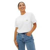 Image 2 of From Why to How | Inspirational Pocket T-Shirt | Strength With Deanna