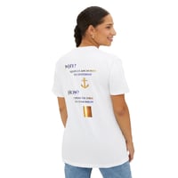 Image 3 of From Why to How | Inspirational Pocket T-Shirt | Strength With Deanna