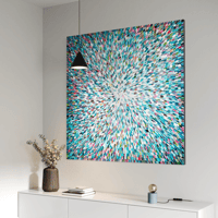 Image 4 of  'A million soft reflections' - 150x150cm