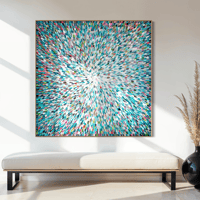 Image 6 of  'A million soft reflections' - 150x150cm