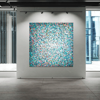 Image 8 of  'A million soft reflections' - 150x150cm