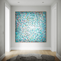 Image 9 of  'A million soft reflections' - 150x150cm