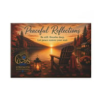 Image 1 of Peaceful Reflections Magnet | Strength with Deanna Autumn Collection