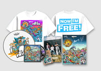 5 TRACK CD + DRUM SKIN + T-SHIRT + ART PRINT + SIGNED PHOTO + STICKER PACK  | FREE 'N' EASY...