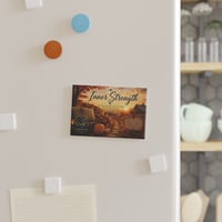 Image 3 of Inner Strength Magnet | Believe in Yourself | Strength with Deanna Autumn Collection
