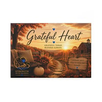 Image 1 of Grateful Heart Magnet | Grateful Today. Blessed Always. | Strength with Deanna Autumn Collection