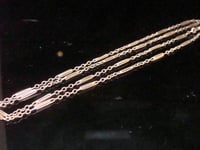 Image 3 of EDWARDIAN 9CT YELLOW GOLD CHAIN 18 INCHES 4.4G