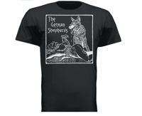 German Shepherds "I Adore You" T-shirt (black)