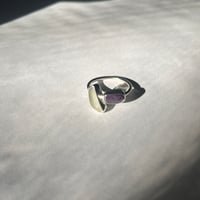 Image 2 of AMETHYST/SEAGLASS RING (U)