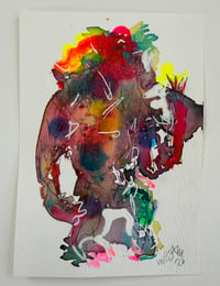 Image 1 of Rainbow Robo postcard mini