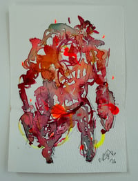 Image 1 of Raspberry Devil postcard mini