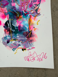 Image 2 of Magenta Blues A3