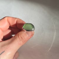 Image 5 of GREEN SEAGLASS RING (P)