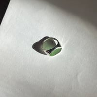 Image 4 of GREEN SEAGLASS RING (P)