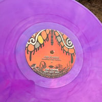 Image 5 of HIBUSHIBIRE ‘Phantom Fuzzy Exotica’ Purple Marble LP with OBI