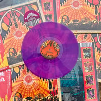 Image 7 of HIBUSHIBIRE ‘Phantom Fuzzy Exotica’ Purple Marble LP with OBI