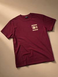 "GEGEN NAZIS!" T-Shirt (wine) 
