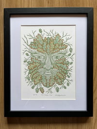 Image 5 of ‘The Green Man’ (Colour variant). Very limited edition of 7 with copper detail