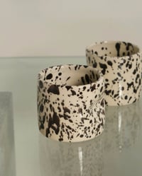 Image 2 of Crush Cup in Brown Ink Splatter