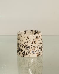 Image 1 of Crush Cup in Brown Ink Splatter