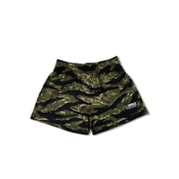 WOMENS TIGER CAMO BEACH SHORTS