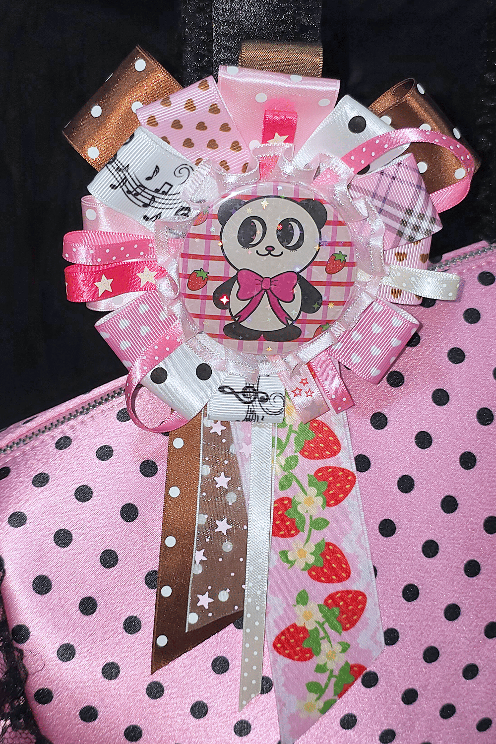 Image of Strawberry Panda Rosette