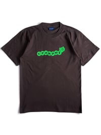 Image 1 of WORM LOGO TEE (BROWN)